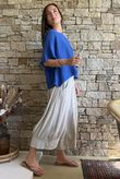 Conrad Box Cotton Knit Malibu Blue